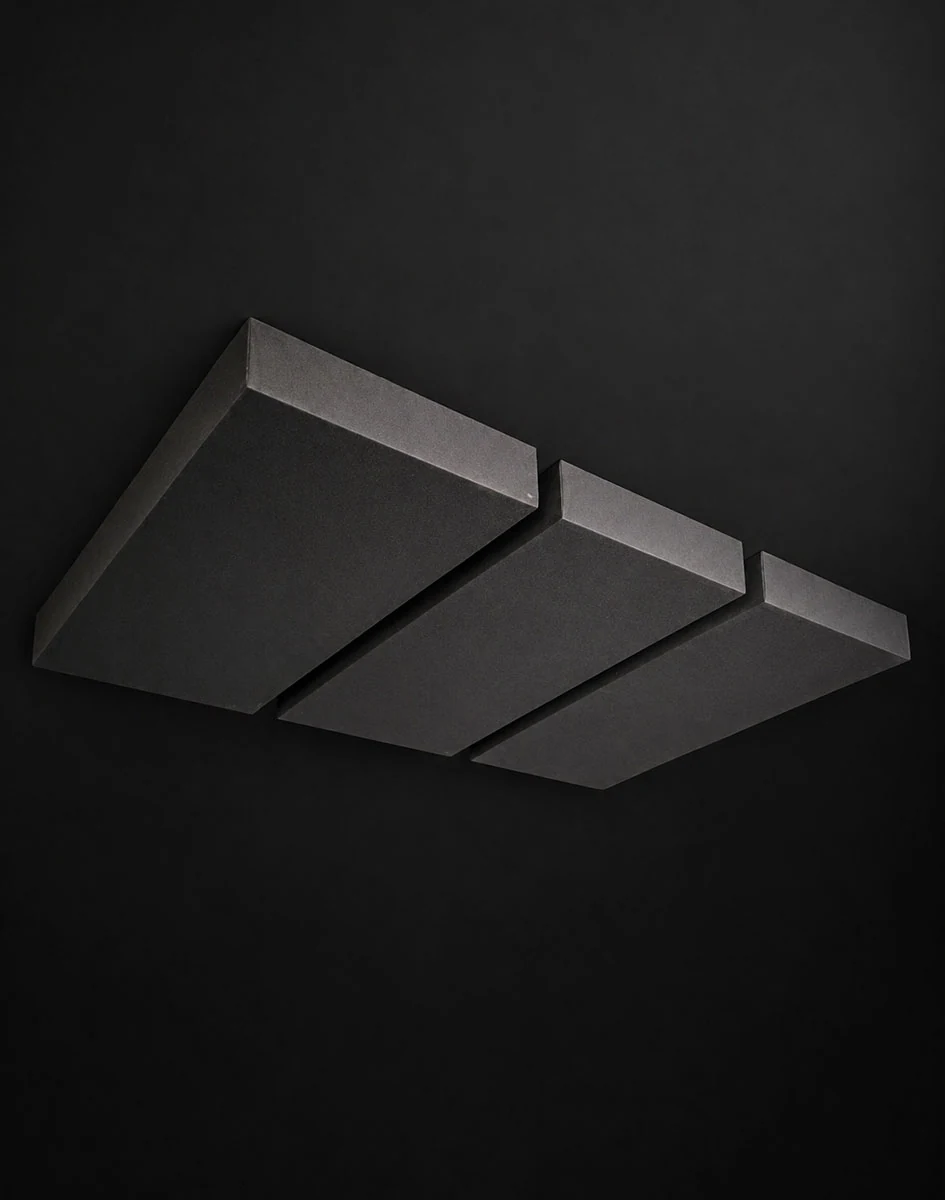 Echo-free <br>acoustics Ceiling acoustic panels - Realtime Studio podcast studio