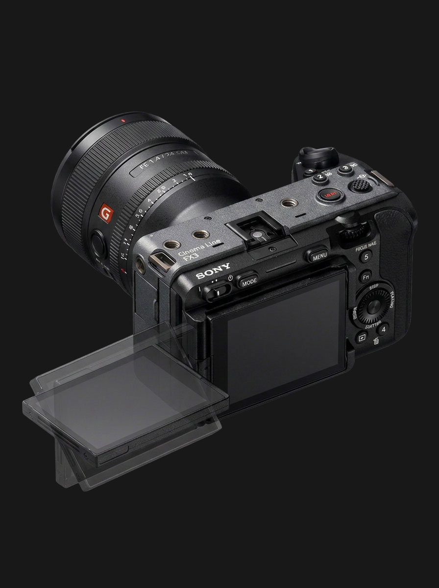3 kamere, <br>4K snimanje Sony FX3