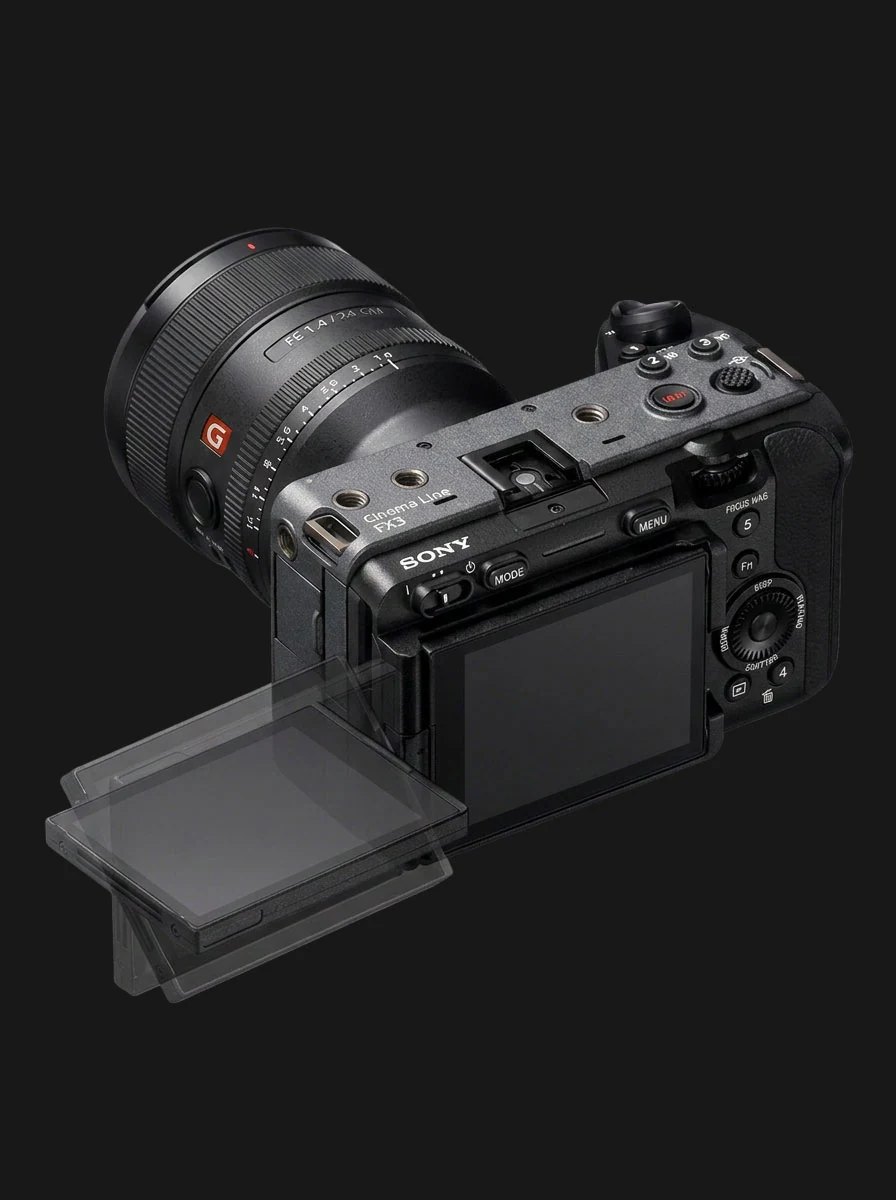 3 cameras, <br>4K recording Sony FX3